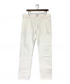 Dior×sacaiディオール×サカイ）の古着「Slim Fit Jeans (New Regular) Cotton Denim」｜ホワイト