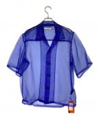 LIBERUM（リベルム）の古着「半袖スケルトンシャツ」｜ブルー