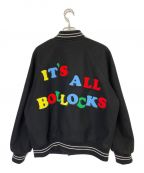 SUPREME（）の古着「21SS Jamie Reid It's All Bollocks Varsity Jacket」｜ブラック