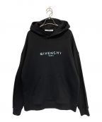GIVENCHYジバンシィ）の古着「iridescent logo print hoodie」｜ブラック