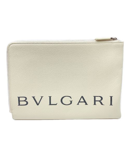 BVLGARI（ブルガリ）BVLGARI (ブルガリ) クラッチバッグ アイボリー サイズ:-の古着・服飾アイテム