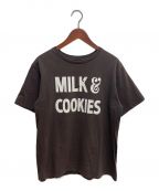 NUMBER (N)INE（ナンバーナイン）の古着「復刻MILK&COOKIES Tシャツ」｜チャコールグレー