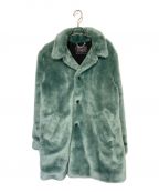 SUPREME（シュプリーム）の古着「Faux Fur Coat」｜エメラルドグリーン