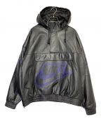 SUPREMEシュプリーム）の古着「Leather Anorak Jacket」｜ブラック