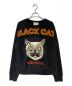 GUCCI（グッチ）の古着「Black Cat Sweatshirt」｜ブラック