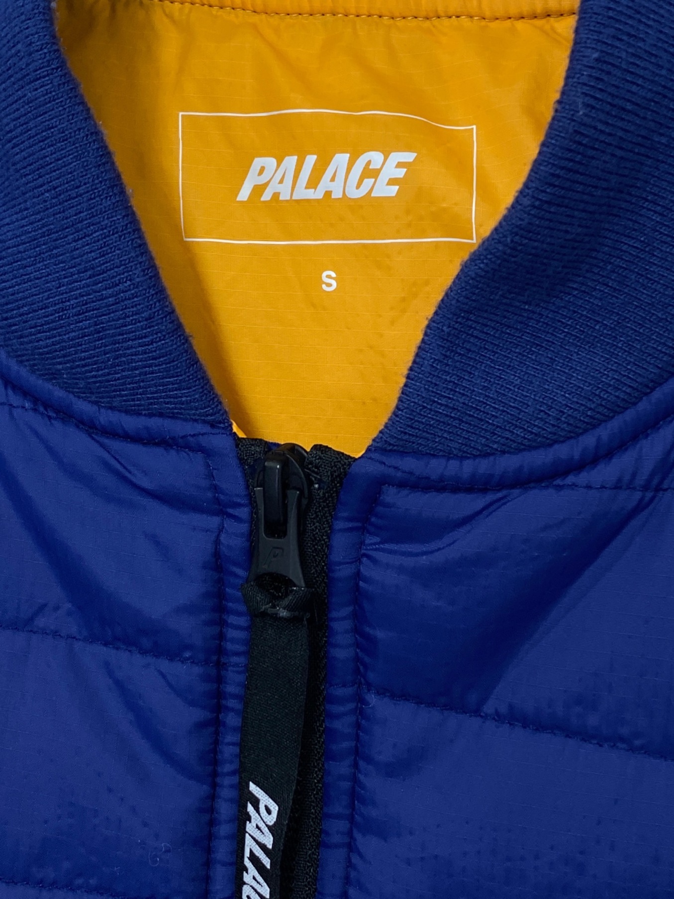 PALACE (パレス) HALF ZIP PACKER ブルー サイズ:S
