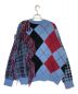 KIDILL (キディル) Destroy Argyle Tartan Pullover Knit ブルー サイズ:FREE：34800円