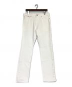 Dior（ディオール）の古着「Slim Fit Jeans (New Regular) Cotton Denim」｜ホワイト