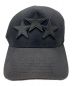 AMIRI (アミリ) 3 STAR TRUCKER HAT ブラック サイズ:-：17800円