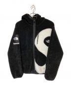 SUPREMEシュプリーム）の古着「S Logo Hooded Fleece Jacket」｜ブラック