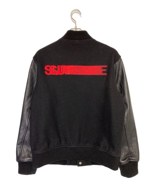 SUPREME（シュプリーム）SUPREME (シュプリーム) Motion Logo Varsity Jacket ブラック サイズ:Mの古着・服飾アイテム