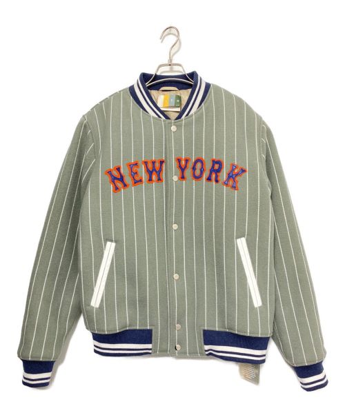 KITH（キス）KITH (キス) New York Mets Wool Bomber Jacket グレー サイズ:Mの古着・服飾アイテム