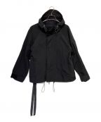 UNRAVEL PROJECT（アンレーベル プロジェクト）の古着「Concealed-fastening hooded jacket」｜ブラック