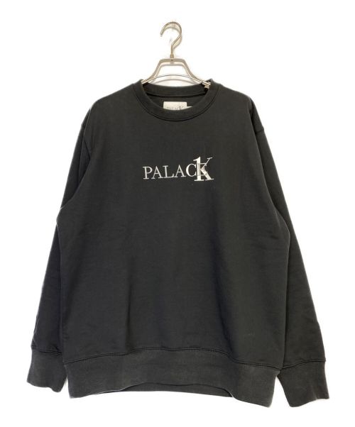 PALACE（パレス）PALACE (パレス) CREWNECK ブラック サイズ:Lの古着・服飾アイテム