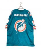 A BATHING APEアベイシングエイプ）の古着「NFL MIAMI DOLPHINS LEGACY JERSEY」｜3