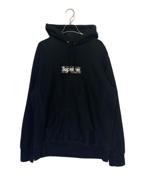 SUPREME（シュプリーム）SUPREME (シュプリーム) Bandana Box Logo Hooded Sweatshirt ブラック サイズ:Lの古着・服飾アイテム