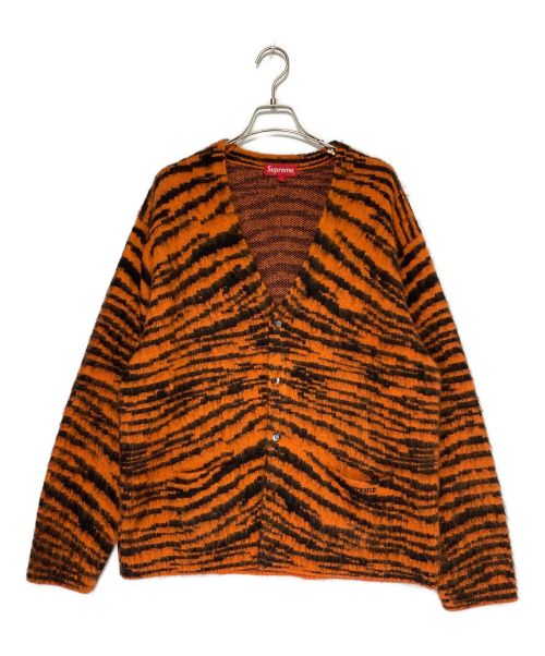 SUPREME（シュプリーム）SUPREME (シュプリーム) Brushed Mohair Cardigan オレンジ サイズ:Lの古着・服飾アイテム