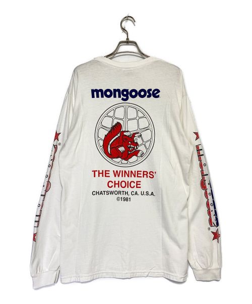 OUR LEGENDS（アワー レジェンズ）OUR LEGENDS (アワー レジェンズ) MONGOOSE USA Winners’ Choice Long Sleeve Tee ホワイト サイズ:Lの古着・服飾アイテム