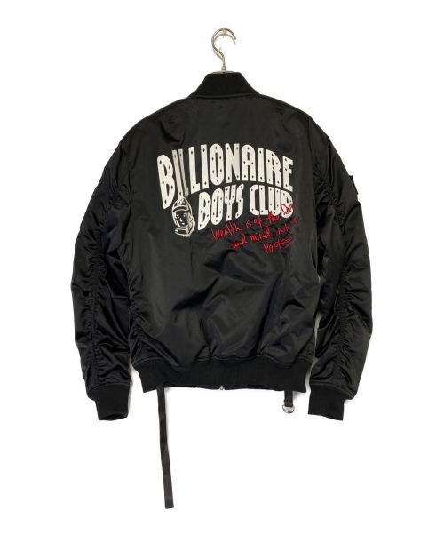 BILLIONAIRE BOYS CLUB（ビリオネアボーイズクラブ）BILLIONAIRE BOYS CLUB (ビリオネアボーイズクラブ) MA-1ジャケット ブラック サイズ:Lの古着・服飾アイテム
