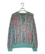 SUPREMEシュプリーム）の古着「Tapestry Sweater」｜グリーン
