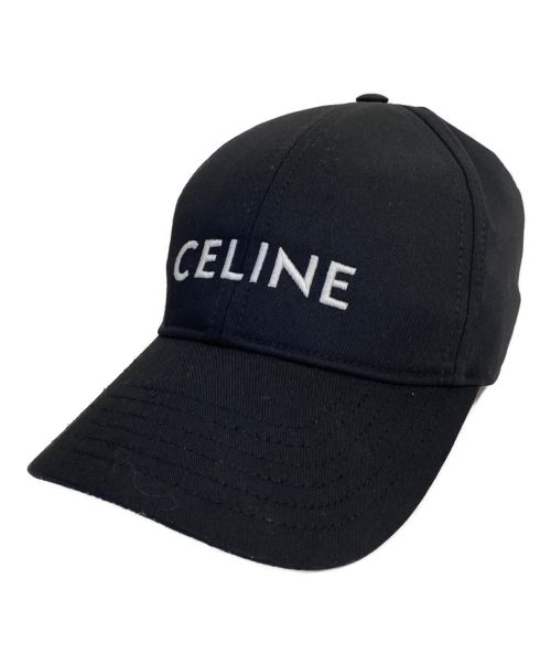 CELINE（セリーヌ）CELINE (セリーヌ) ベースボールキャップ ブラック サイズ:Sの古着・服飾アイテム