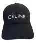 CELINE (セリーヌ) ベースボールキャップ ブラック サイズ:S：43800円