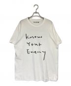 FPARエフピーエーアール）の古着「KNOW YOUR ENEMY SS TEE」｜ホワイト