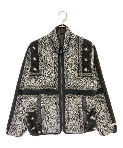 SUPREME（シュプリーム）SUPREME (シュプリーム) Reversible Bandana Fleece Jacket ブラック サイズ:Sの古着・服飾アイテム