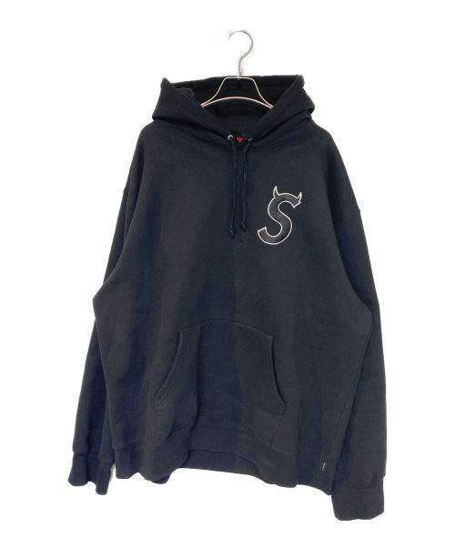 SUPREME（シュプリーム）SUPREME (シュプリーム) S Logo Hooded Sweatshirt ブラック サイズ:XXLの古着・服飾アイテム