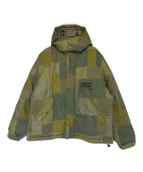 SUPREME（シュプリーム）SUPREME (シュプリーム) Patchwork Puffy Jacket グリーン サイズ:Mの古着・服飾アイテム