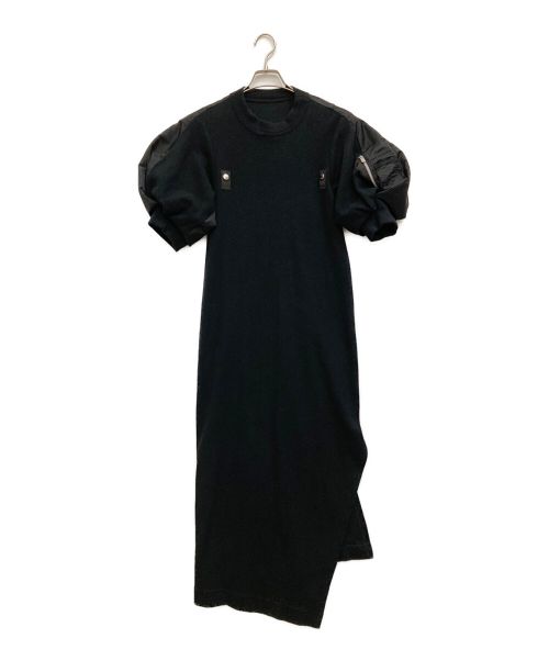 sacai（サカイ）sacai (サカイ) ワンピース ブラック サイズ:3の古着・服飾アイテム