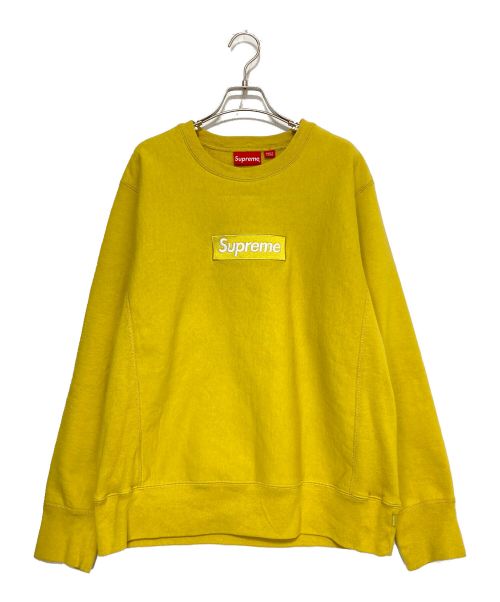 SUPREME（シュプリーム）SUPREME (シュプリーム) Box Logo Crewneck Sweatshirt マスタード サイズ:Mの古着・服飾アイテム