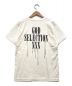 GOD SELECTION XXX (ゴッドセレクショントリプルエックス) ミーガンフォックス プリントTシャツ ホワイト サイズ:M：10000円