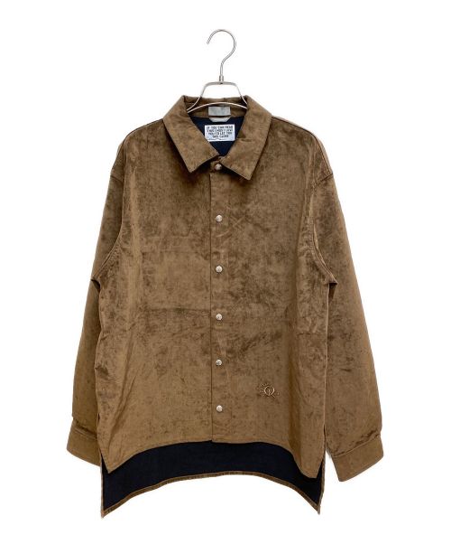 Dior（ディオール）Dior (ディオール) コーティングシャツジャケット ブラウン サイズ:52の古着・服飾アイテム