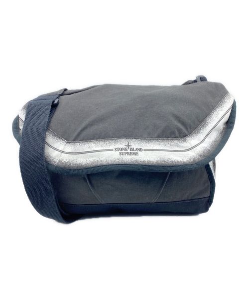 SUPREME（シュプリーム）SUPREME (シュプリーム) Stripe Messenger Bag ブラック サイズ:-の古着・服飾アイテム