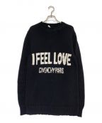 GIVENCHYジバンシィ）の古着「I Feel Love Sweater」｜ブラック