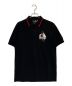 RAF SIMONS（ラフシモンズ）の古着「CHEST PATCH TIPPED POLO SHIRT」｜ブラック