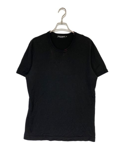 DOLCE & GABBANA（ドルチェ＆ガッバーナ）DOLCE & GABBANA (ドルチェ＆ガッバーナ) Tシャツ ブラック サイズ:48の古着・服飾アイテム