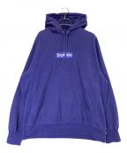 SUPREMEシュプリーム）の古着「Box Logo Hooded Sweatshirt」｜ネイビー