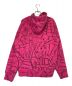 SUPREME (シュプリーム) MARK GONZALES (マーク・ゴンザレス) Gonz Embroidered Map Hooded Sweatshirt ショッキングピンク サイズ:M：15800円