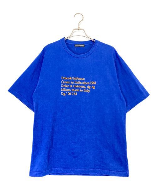 DOLCE & GABBANA（ドルチェ＆ガッバーナ）DOLCE & GABBANA (ドルチェ＆ガッバーナ) Tシャツ ブルー サイズ:Sの古着・服飾アイテム