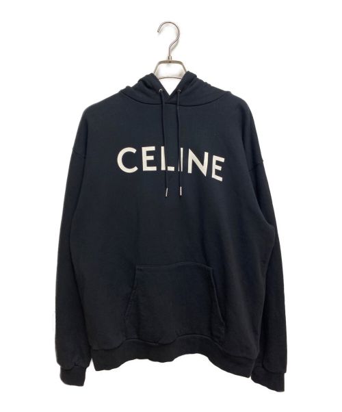 CELINE（セリーヌ）CELINE (セリーヌ) ルーズスウェットシャツ ブラック サイズ:XLの古着・服飾アイテム
