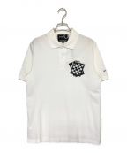 RAF SIMONS×FRED PERRYラフシモンズ×フレッドペリー）の古着「Chest Patch Polo Shirt」｜ホワイト