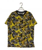VERSACE JEANS COUTUREヴェルサーチ ジーンズクチュール）の古着「COUTURE LOGO T-SHIRT」｜ブラック
