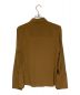 Saint Laurent Paris (サンローランパリ) Collared Silk Shirt ブラウン サイズ:SIZE 38：25800円