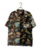 Sun Surf×BEAMSサンサーフ×ビームス）の古着「Crazy Aloha Shirts」｜ブラック