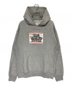 BlackEyePatch×WASTED YOUTHブラックアイパッチ×ウエステッド ユース）の古着「PRIORITY LABEL HOODIE」｜グレー