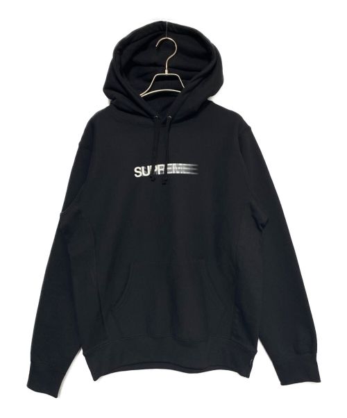 SUPREME（シュプリーム）SUPREME (シュプリーム) Motion Logo Hooded Sweatshirt ブラック サイズ:Mの古着・服飾アイテム