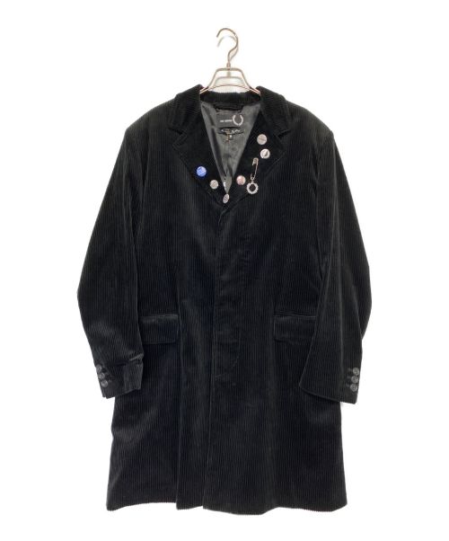 RAF SIMONS（ラフシモンズ）RAF SIMONS (ラフシモンズ) FRED PERRY (フレッドペリー) Tailored Corduroy Coat ブラック サイズ:Mの古着・服飾アイテム