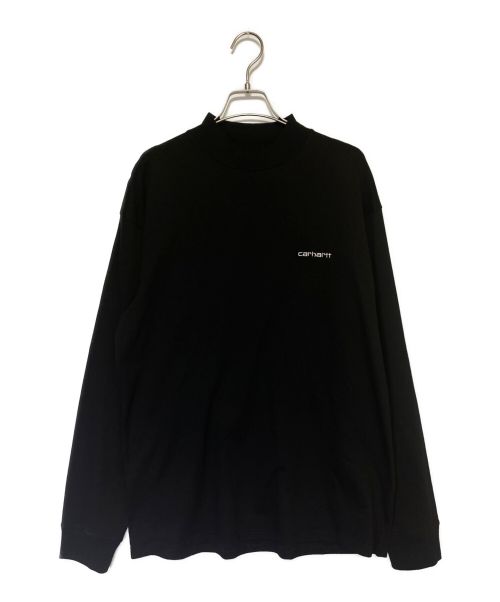 CarHartt（カーハート）CarHartt (カーハート) L/S Mockneck SCRIPT ブラック サイズ:SIZE Mの古着・服飾アイテム